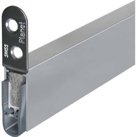 Guarnizione porta HS 1-s.L.835mm alluminio argento HLT (1/4)