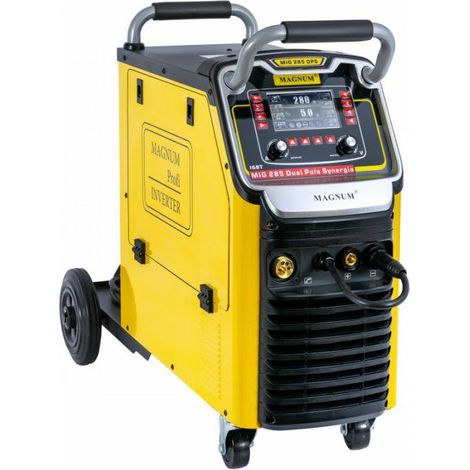 PÓŁAUTOMAT SPAWALNICZY INVERTOROWY MIG-285 DUAL PLUS  SYNERGIA LCD 280A/60% 400V GP50 4x4 D300 24/3