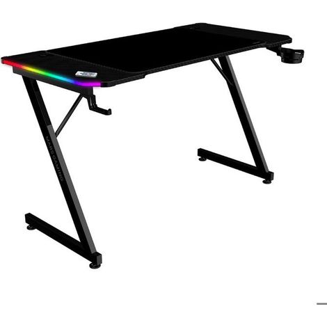 Bureau gamer - MARS GAMING - MGD-X120RGB - Retroilluminazione RGB - Supporto per cuffie - Portabicchieri