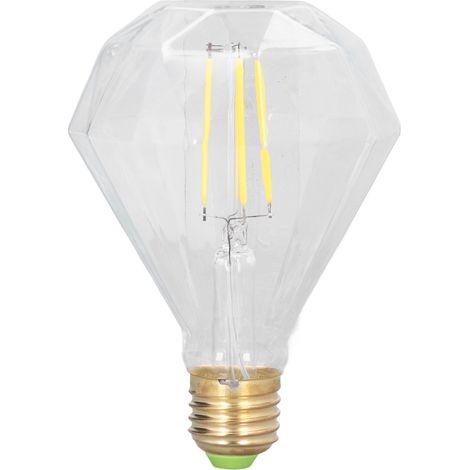 Jeffergarden Ampoule à Filament LED 4000K 4W 220V, Vintage, transparente, Unique, E27, E26, pour la maison, les Restaurants, les cafés