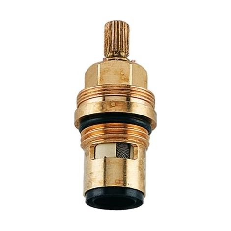 Grohe – Butée gauche céramique 1/2 pouce – Compatible mitigeur de lavabo – Rotation 180° – Joints céramique pour étanchéité (1/4)
