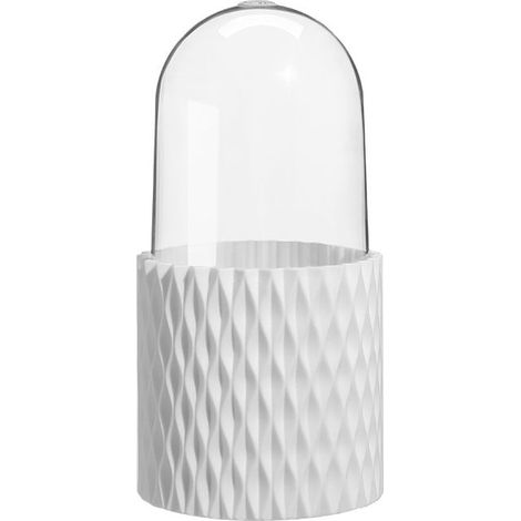 360° Rangement Pinceaux Maquillage avec Couvercle, Boite Rangement Maquillage Organisateur Makeup Organizer Présentoir Cosmétique pour Pinceau, Rouge à Lèvres, Eye-liner, 11 x 23cm (1/5)