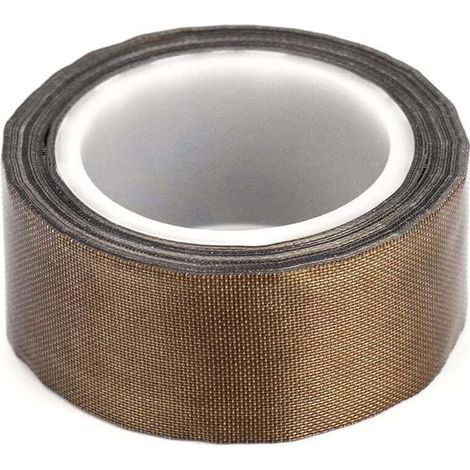 Scotch Teflon Ruban Adhésif Haute Température de PTFE, 0,13 mm d'Épaisseur pour protection de surface pour bois, tiroir, armoire, meubles, scelleuses sous vide et scelleuses à impulsion manuelle， 25mm (1/4)