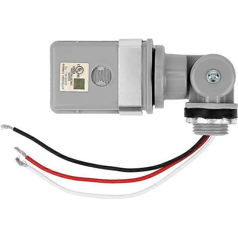 Capteur Pocell pour éclairage extérieur, détecteur crépusculaire étanche IP54, interrupteur Poelectric avec support pivotant (1/5)