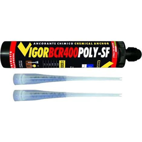 Ancorante Chimico Vigor Poly-Sf 300 Eta-Ce Ml. 300 Conf. 12 Pezzi
