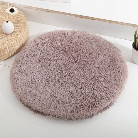 Lit Pour Chien Et Chat - Lit Rond Moelleux En Velours - Lavable En Machine - Convient Aux Animaux De Petite À Grande Taille - 40x40 cm 50x50 cm 60x60 cm (1/5)