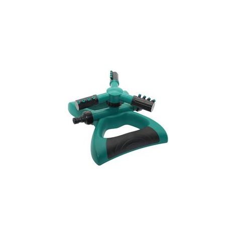Arroseur automatique à 3 bras rotatifs - Buse réglable pour serre, pelouse, jardin, installation rapide