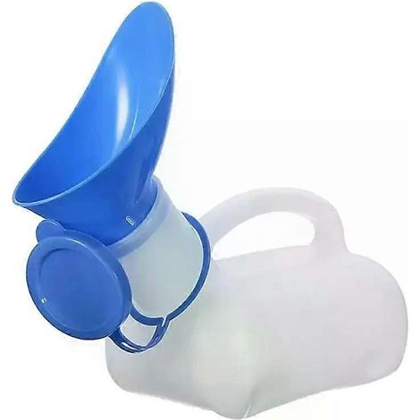 Urinoir portable en plastique pour le camping et les voyages, idéal pour les femmes et les hommes. (1/5)