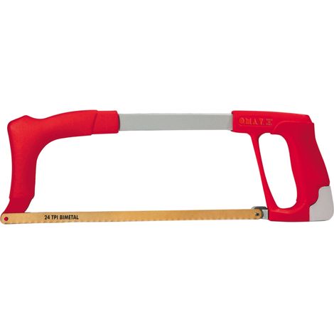 Bügelsäge omat 30 cm bimetallisch rot