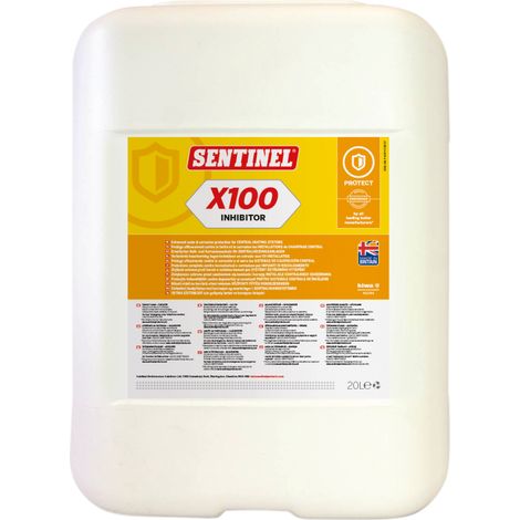 Sentinel – Inhibiteur X100 – Protection anti-corrosion et anti-calcaire pour chauffage central – Évite boues et algues – Bidon 20L — vue 4