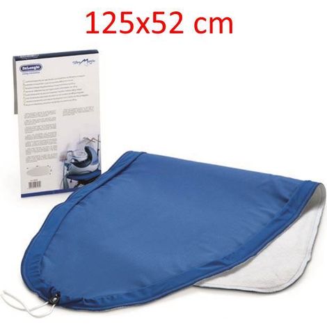 Delonghi telo copertura copri asse da stiro traspirante 125 x 52 cm alta qualità (1/2)