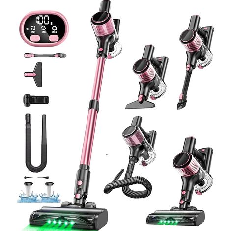 Aspiradora inalámbrica, versatilidad 10 en 1, diseño ligero, rosa, UE (1/2)