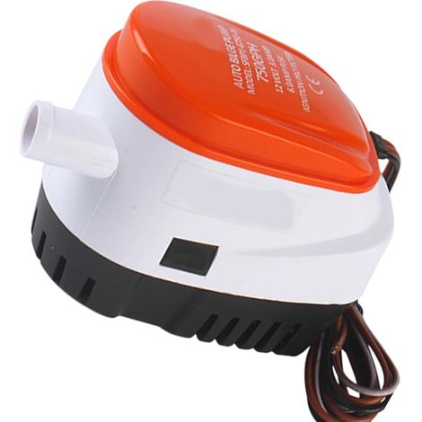 Pompes de cale de 2,8 cm de sortie 750 GPH/1100 GPH pour bateaux automatiques de cale haute efficacité avec interrupteurs à flotteur (1/5)