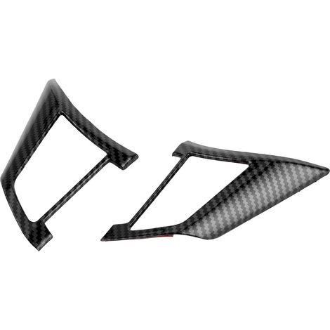 Housse de volant pour Nissan Sylphy/Qashqai/X-Trail (style fibre de carbone, noir brillant) (1/5)