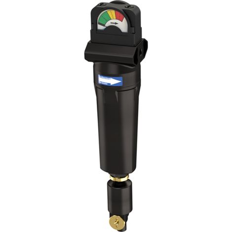 Riegler Mikrofilter mit Differenzdruckmanometer, 0,01 µm, G 3/8, Durchfluss 1000 l/min