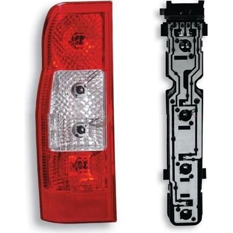 Feu arrière gauche Ford Transit, 1435881, 83830518, avec panneau / support d'ampoule  2006-2013