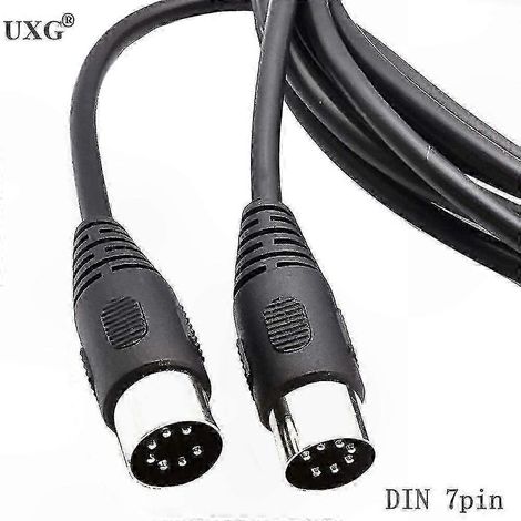 7-poliges DIN-MIDI-Kabel (Stecker-Stecker) – 1 m, 1,5 m, 3 m zum Anschluss von Musikinstrumenten (1/5)