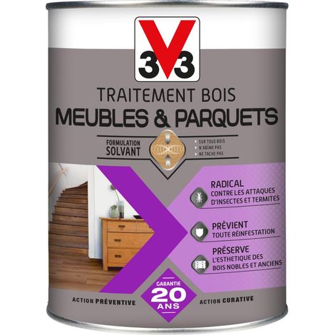 Traitements bois Meubles et parquets V33 Incolore 1L
