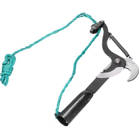 Sécateur à Haute Altitude pour Jardin, Cisailles à Hautes Branches Incassables en Acier au Carbone, Cisailles avec Corde pour une Coupe Efficace (1/5)