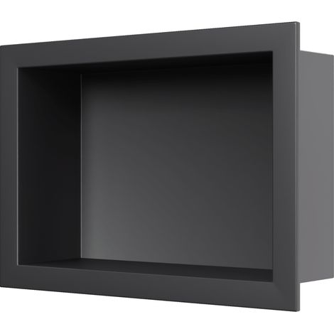 Wandnische Bernstein Edelstahl BS203010 20 x 30 x 10 cm Schwarz