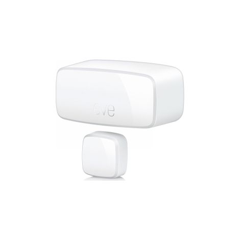 Eve Door & Window Matter: sensor inteligente para la apertura de puertas y ventanas (compatibilidad: Apple Home, Samsung SmartThings, Alexa, Google Home, Home Assistant) (1/2)