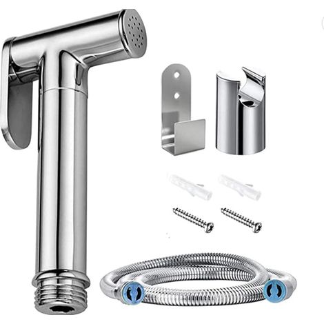 Kit hygiene avec tuyau de douche et support (1/3)