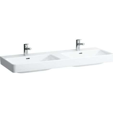 LAUFEN PRO S lavabo double, 3 trous pour robinet, avec (1/5)