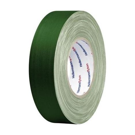 HellermannTyton HelaTape Tex cinta adhesiva verde 19 mm x 10 m