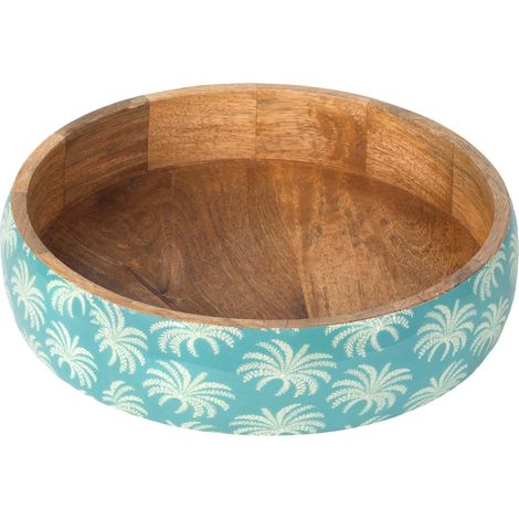 Signes Grimalt Cuenco Bol Novedad  Cuenco Palmeras Novedad Verde 30x30x7cm 38998