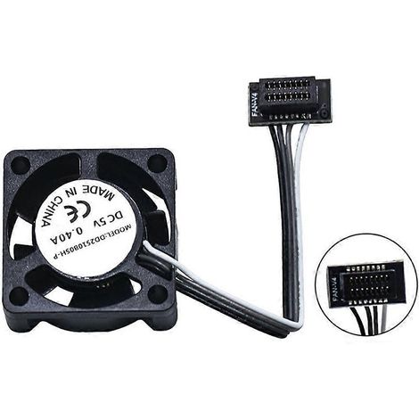 Ventilador de refrigeración para impresora 3D, mini ventilador de refrigeración con control de temperatura PWM para Bambu Lab P1S P1P (1/5)