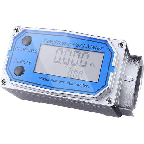 Débitmètre numérique à turbine, manomètre 1" NPT, indicateur de débit à LED pour carburant diesel, capteur de débit sur circuit imprimé (1/5)