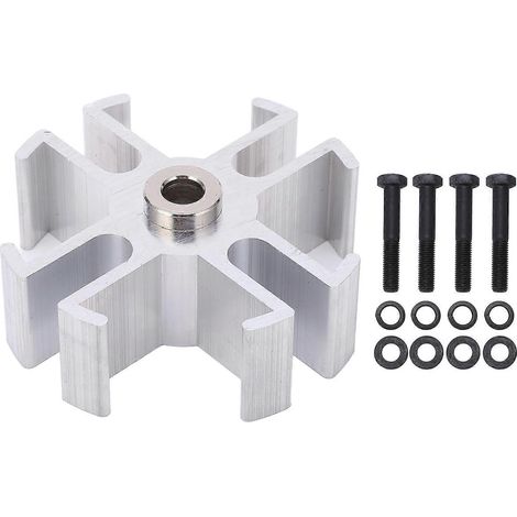 Kit d'entretoises de ventilateur de radiateur en aluminium de 1 pouce 1210, remplacement pour pompe à eau courte et longue GM CHEVY SBC BBC (1/4)