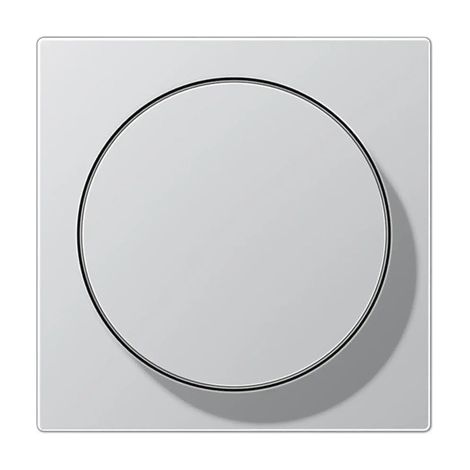 Jung Copertura con manopola a rotazione 1 posto, Duroplast verniciato, Serie A, alluminio A 1740 AL