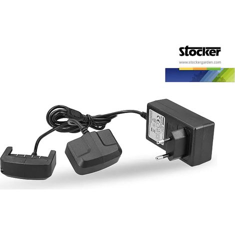 Chargeur double Stocker 21V compatible avec tous les produits Power 21V - Con kit paratia + griglia