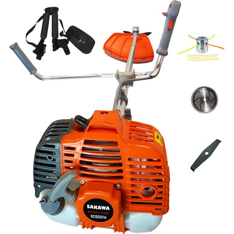 Decespugliatore Barra Fissa 32mm 52,7cc + Testina Alluminio + Disco widia + Disco Trituratore