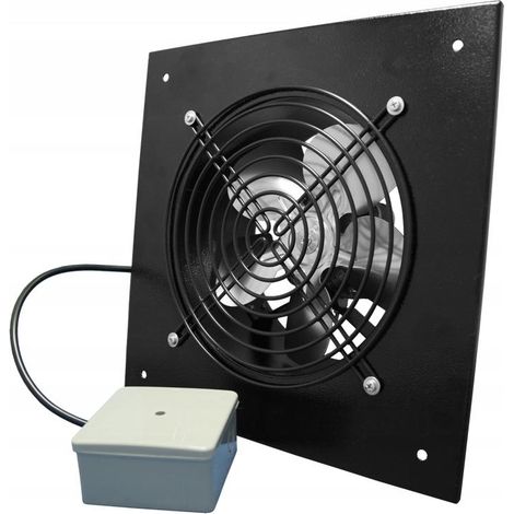 Vents OV1 250 ventilatore murale nero industriale performante