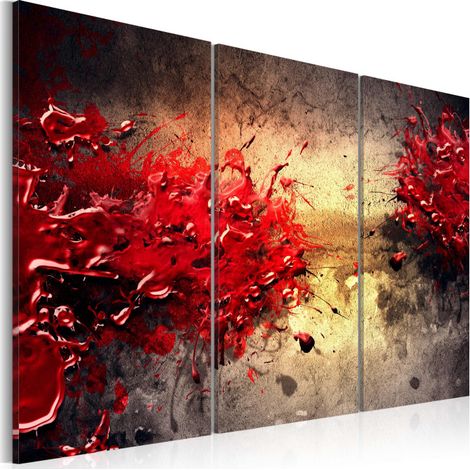 Tableau Imprimé "Splash Rouge" 60 x 90 cm (1/2)