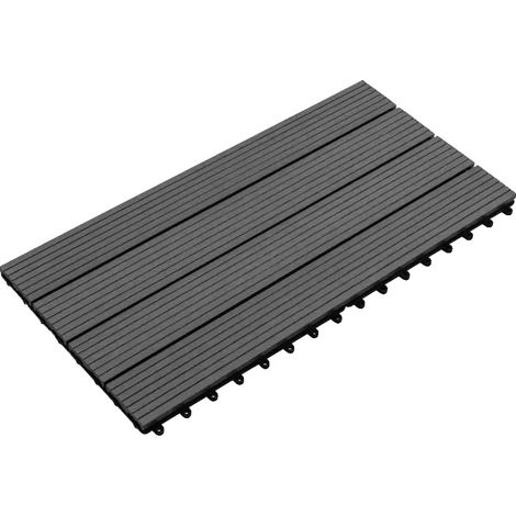 Dalles de terrasse, étanches, installation sans outils, Bleu (1/2)