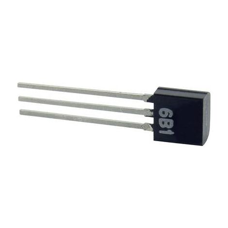 B + B Thermo-Technik TSIC306-TO92 TSIC306-TO92 Capteur de température -50 à +150 °C TO-92 sortie rad