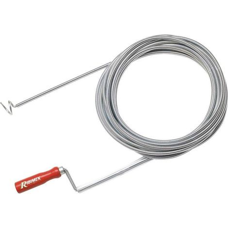 Déboucheur Canalisation 10m avec Crochet - Efficace et Pratique - Fiable - D-Work (1/2)
