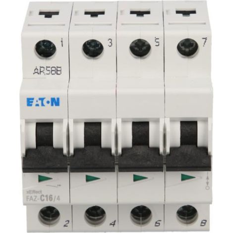 Disyuntor 4P C 16A 15kA AC FAZ C16/4 279061