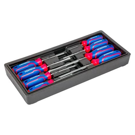 Set di cacciaviti WorkPro 8 pezzi acciaio cromo vanadio