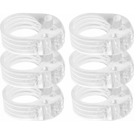 Door Handle Protector - Set of 6 Clear Door Handle Protectors and Window Handle Wall Protectors to Protect Against Marks (1/5)