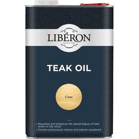 Liberon Teak Oil - With UV Filters  - 5 Litre