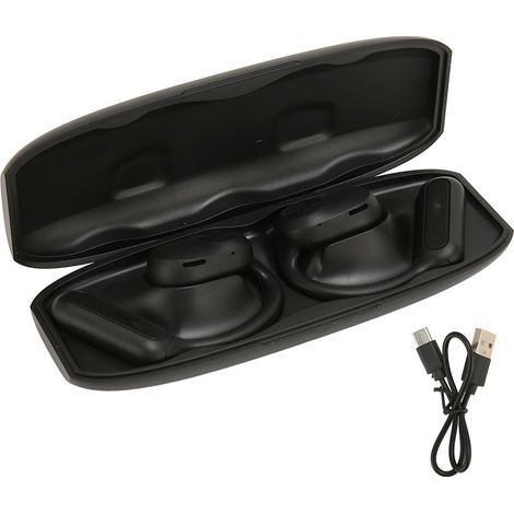 Casque Bluetooth 5.3 Oreille Ouverte Écouteur Antibruit Sans Fil Noir pour Musique (1/5)