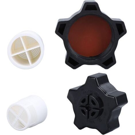 Applicable 2 Ensembles de Bouchons de Vidange, 40mm Filetage Femelle Joint de Filtre à Sable Écran Accessoires pour SX180LA Pro Filtre à Sable Cylindre pour Piscines, Spas. (1/5)