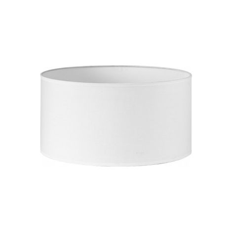 Pantalla Cilindrica Dori E27 Blanca 35Dx35dx20h Cm Tejido Popelin