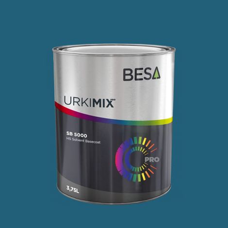 Pot de peinture Polyuréthane / bi composant Bleu Azur RAL 5009 Satin - 150 gr