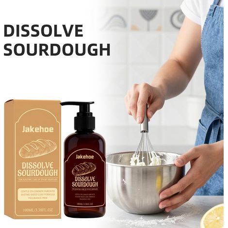Teigreiniger löst Speisereste und reinigt Töpfe, Pfannen und Geschirr, sodass sie glänzend sauber sind. – 100 ml -- DE (1/5)