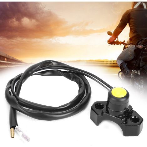 Interrupteur Bouton Marche Arrêt Moto Barre - Modèle A Aluminium 22mm (1/5)